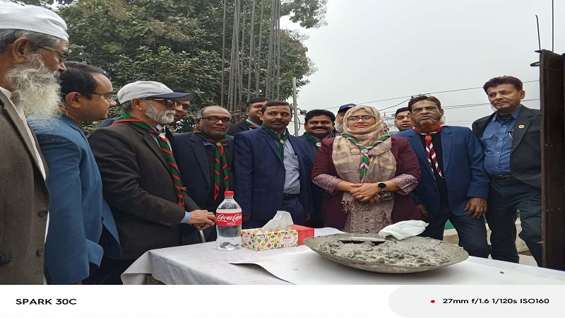 সাতক্ষীরা জেলা স্কাউট ভবন এর উদ্ধমুখি সম্প্রসারণ কার্যক্রম উদ্বোধন